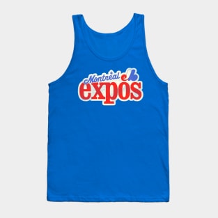 Defunct Montreal Expos Baseball Team Tank Top